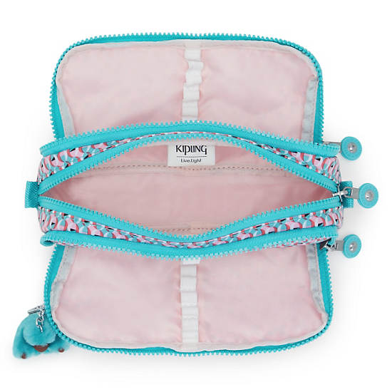 Kipling Gitroy Klasik Printed Pencil Case Çanta Pembe | TR 1315OK